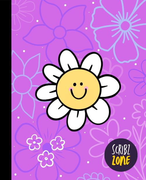 Flowers notebook by scribz zone